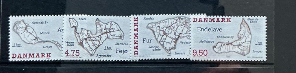 DENEMARKEN JAAR 1995 NRS. 1096/99, Ophalen of Verzenden, Overige landen, Postfris