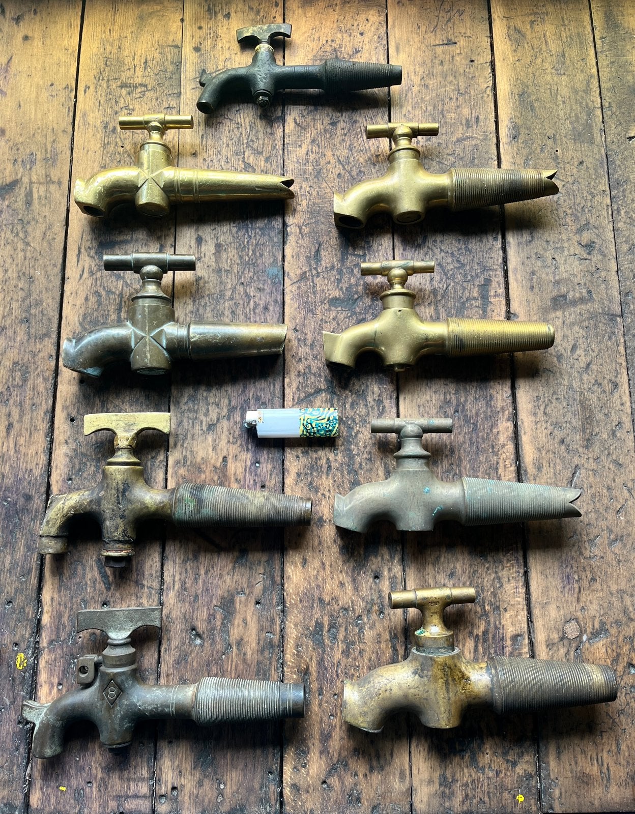 Werkende Franse regenton wijnvat kraan brons hout, 150 liter of meer, Ophalen of Verzenden, Zo goed als nieuw, Hout