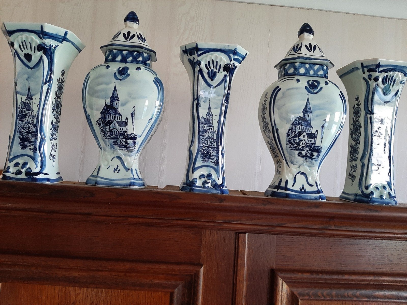 delftsblauwe vazen, Antiek en Kunst, Ophalen of Verzenden