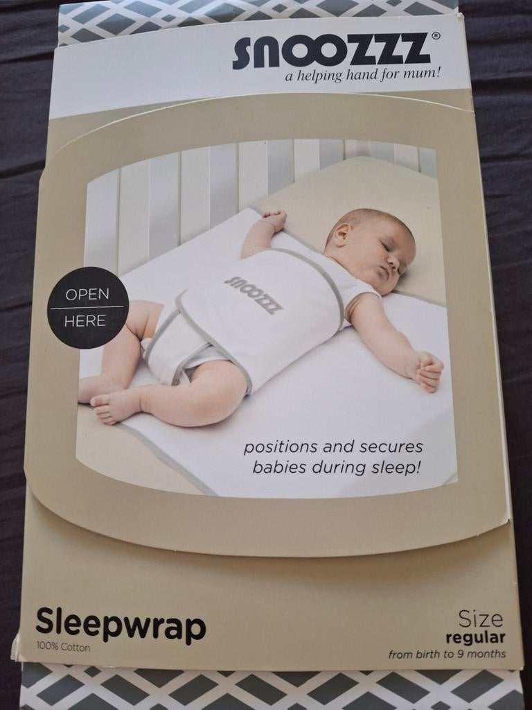 Snoozzz Sleepwrap - Regular (0-9 maanden), Ophalen of Verzenden, Gebruikt, Minder dan 70 cm, Overige typen