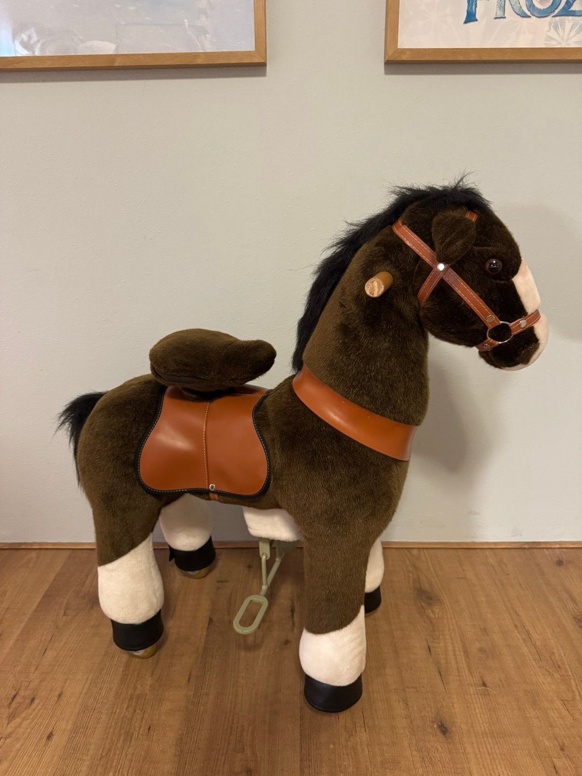 PonyCycle rijpaard donkerbruin, Ophalen, Zo goed als nieuw
