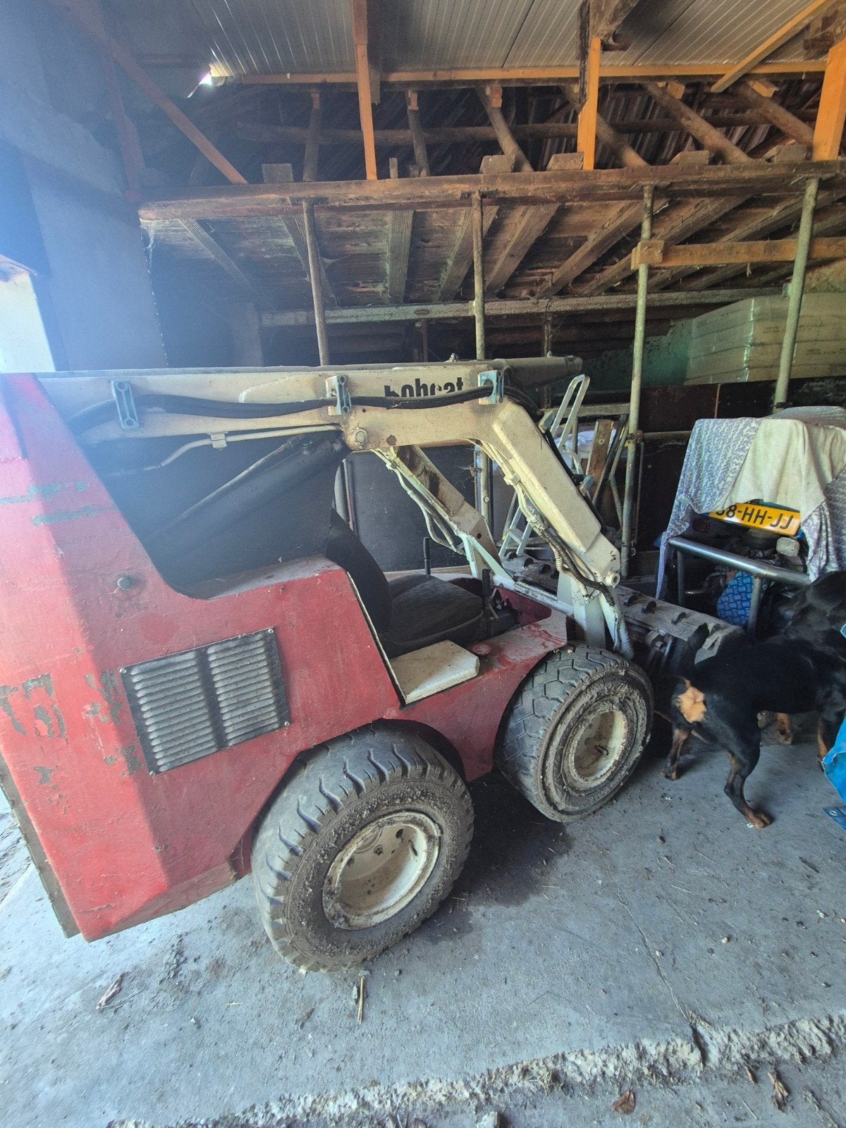 Bobcat, Ophalen, Graafmachine
