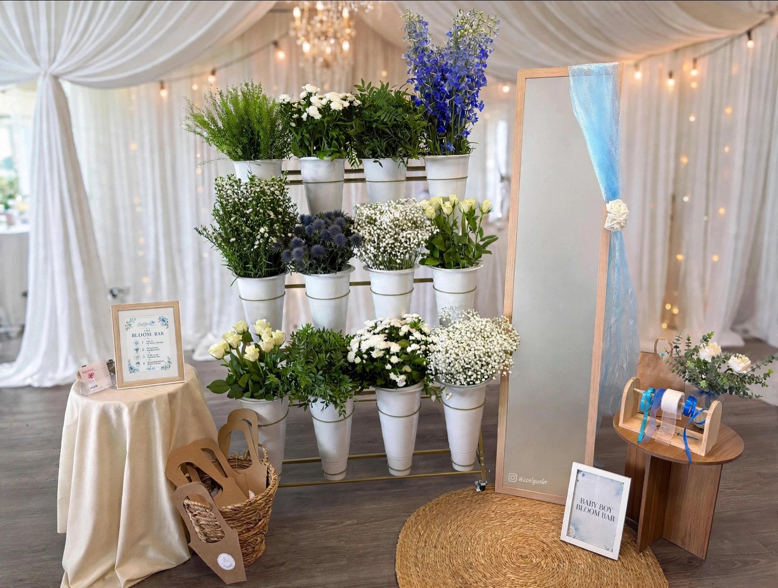 Bloom Bar voor evenementen - Creëer je eigen boeket!, Ophalen, Overige soorten, Halfschaduw, In pot