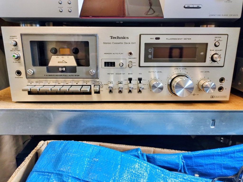 Casettedeck TECHNICS 641, Ophalen of Verzenden, Overige merken