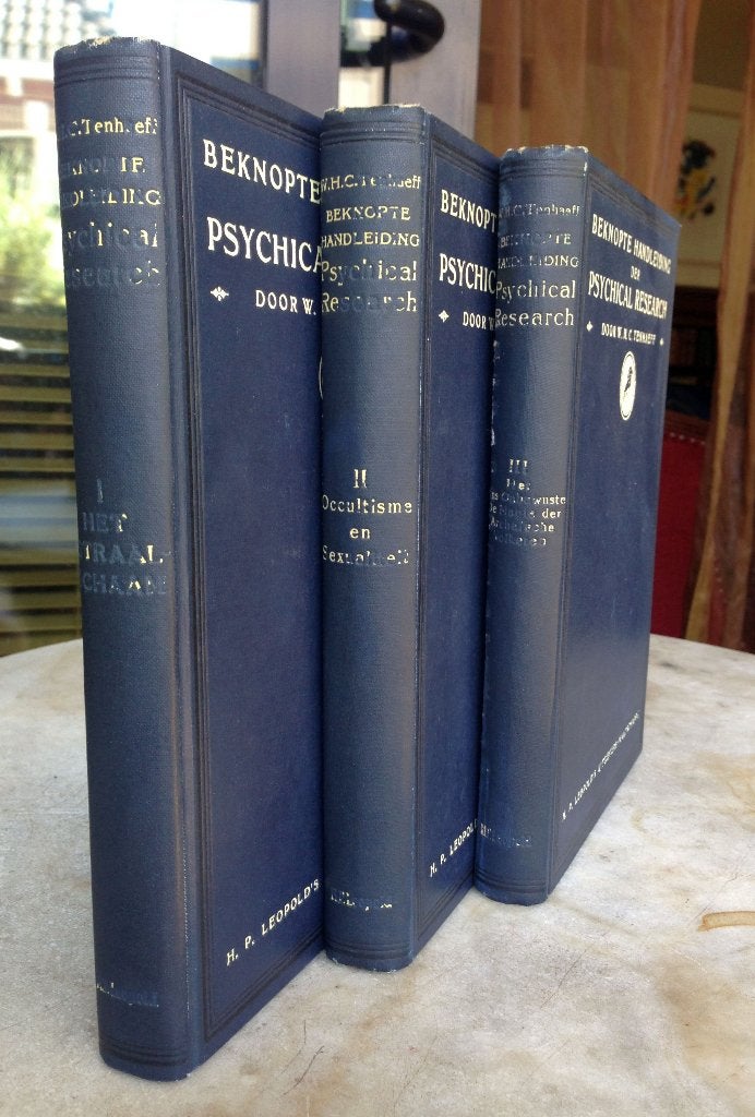 Tenhaeff - Beknopte handleiding der psychical research  1926, Antiek en Kunst, Antiek | Boeken en Bijbels, Ophalen of Verzenden