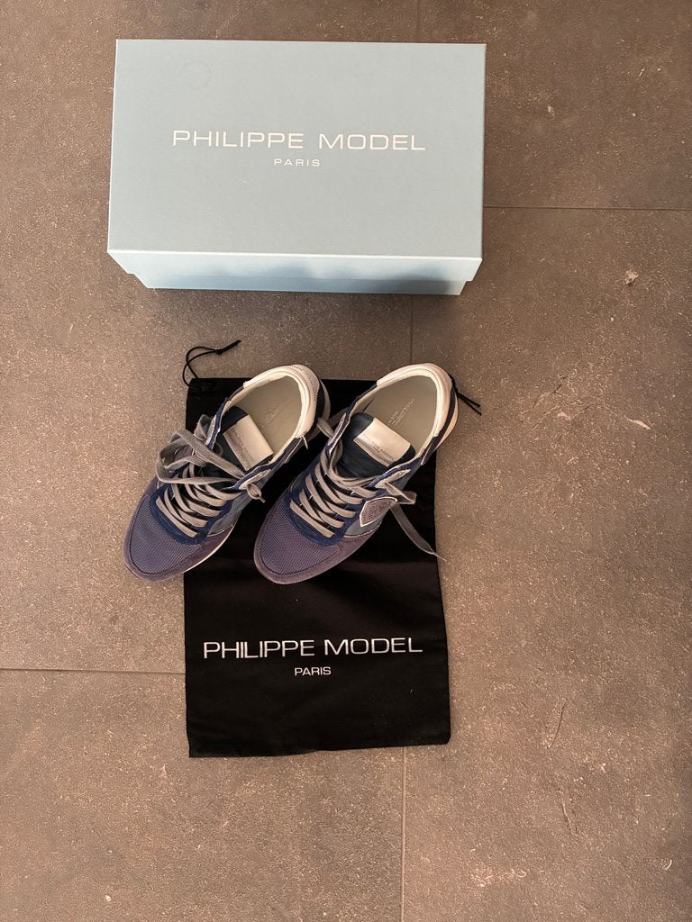 Sneaker Philippe Model TRPX Blue - maat 37/38, Kleding | Dames, Ophalen, Blauw, Sneakers of Gympen, Zo goed als nieuw