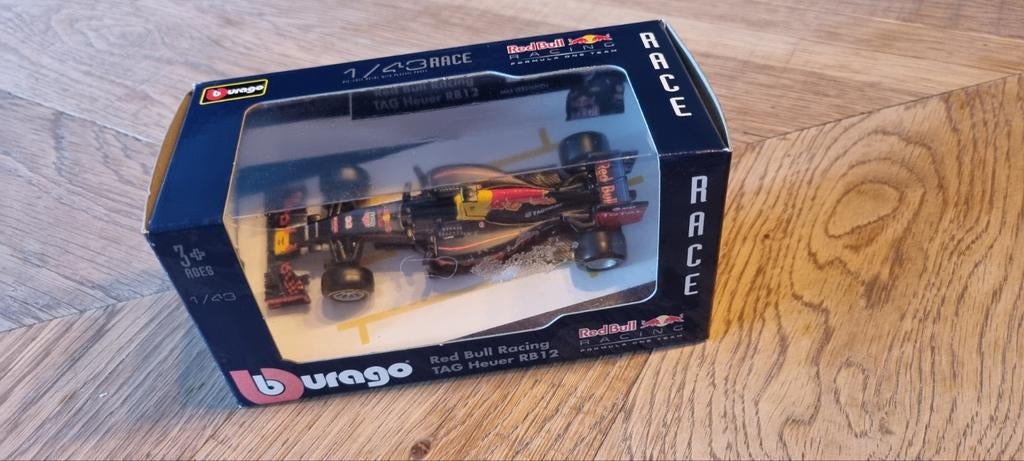 Burago Red Bull Racing TAG Heuer RB12 1/43 modelauto, Hobby en Vrije tijd, Modelauto's | 1:43, Ophalen of Verzenden, Nieuw, Auto