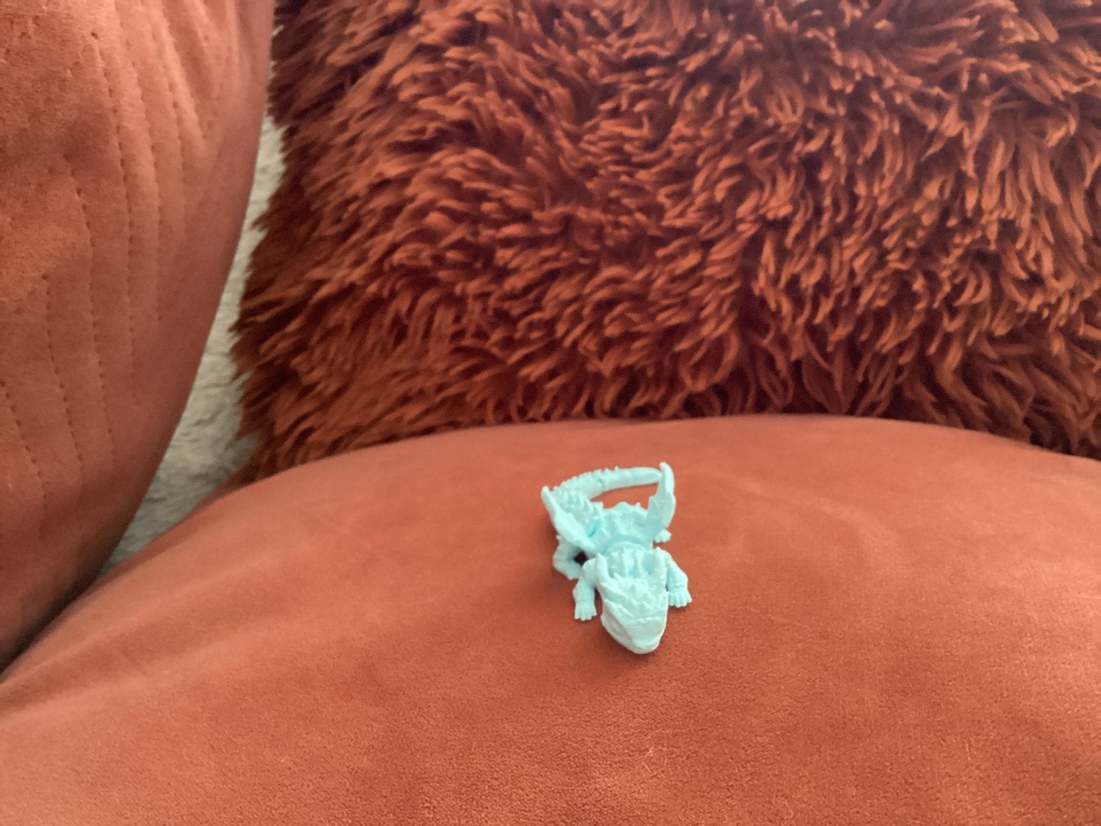 Beweegbare draak 3D geprint, Ophalen, Gebruikt