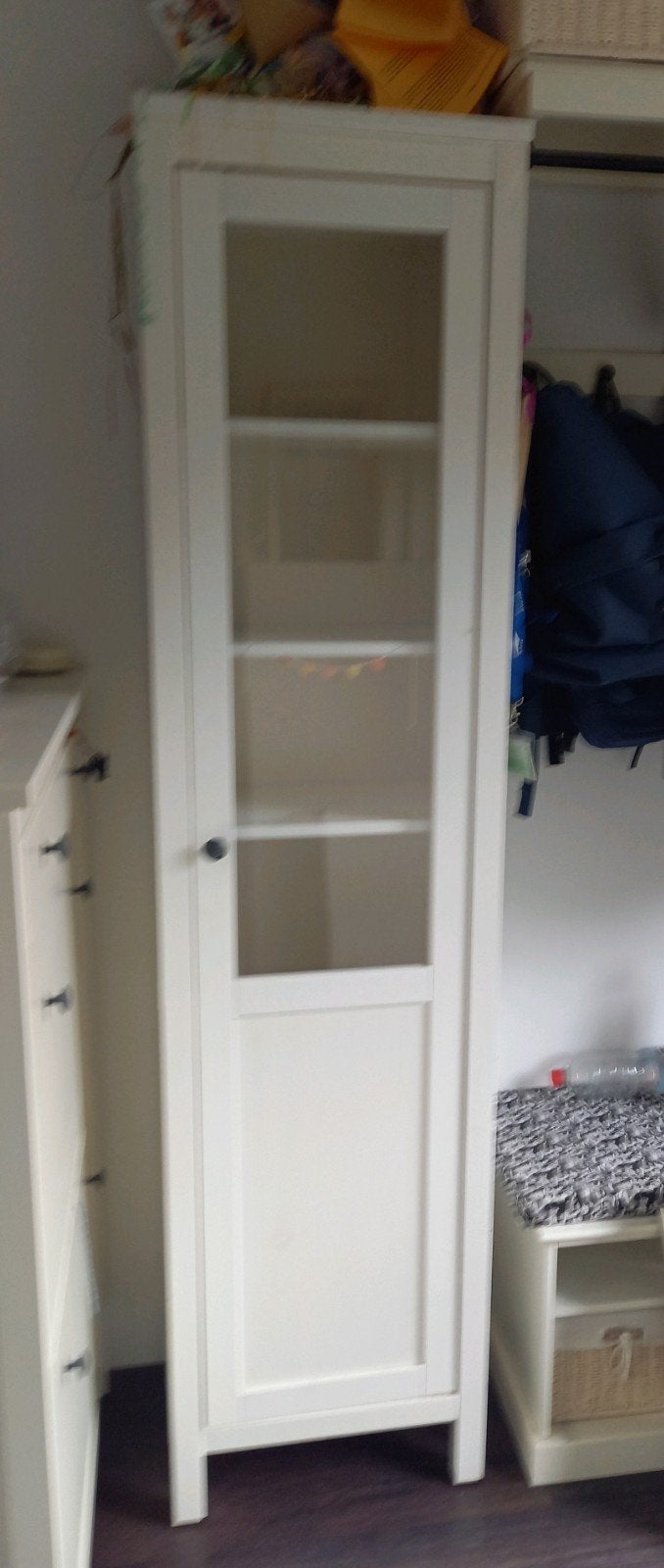 Ikea Hemnes vitrinekast smal - 48x35x198 cm (m2446820799) — Kasten