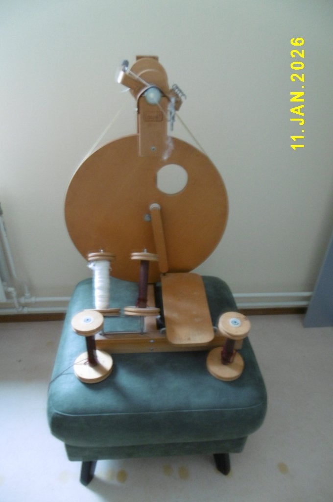 spinnenwiel, Hobby en Vrije tijd, Spinnewielen en Spinnen, Ophalen, Gebruikt, Spinnewiel