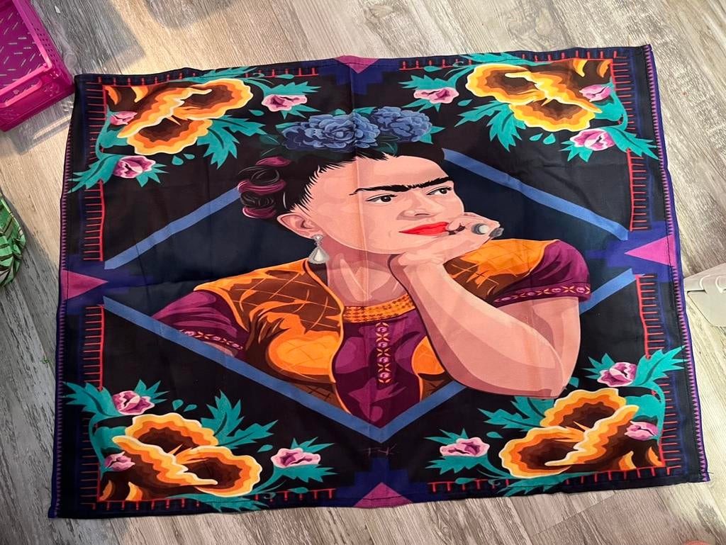 Frida Kahlo fluwelige wandkleed, Ophalen of Verzenden, Nieuw, Wandkleed