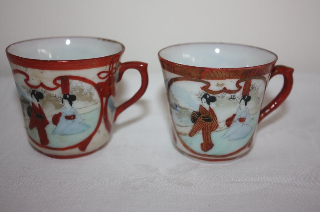 2 kopjes Japans of Chinees, Antiek en Kunst, Antiek | Servies los, Ophalen of Verzenden