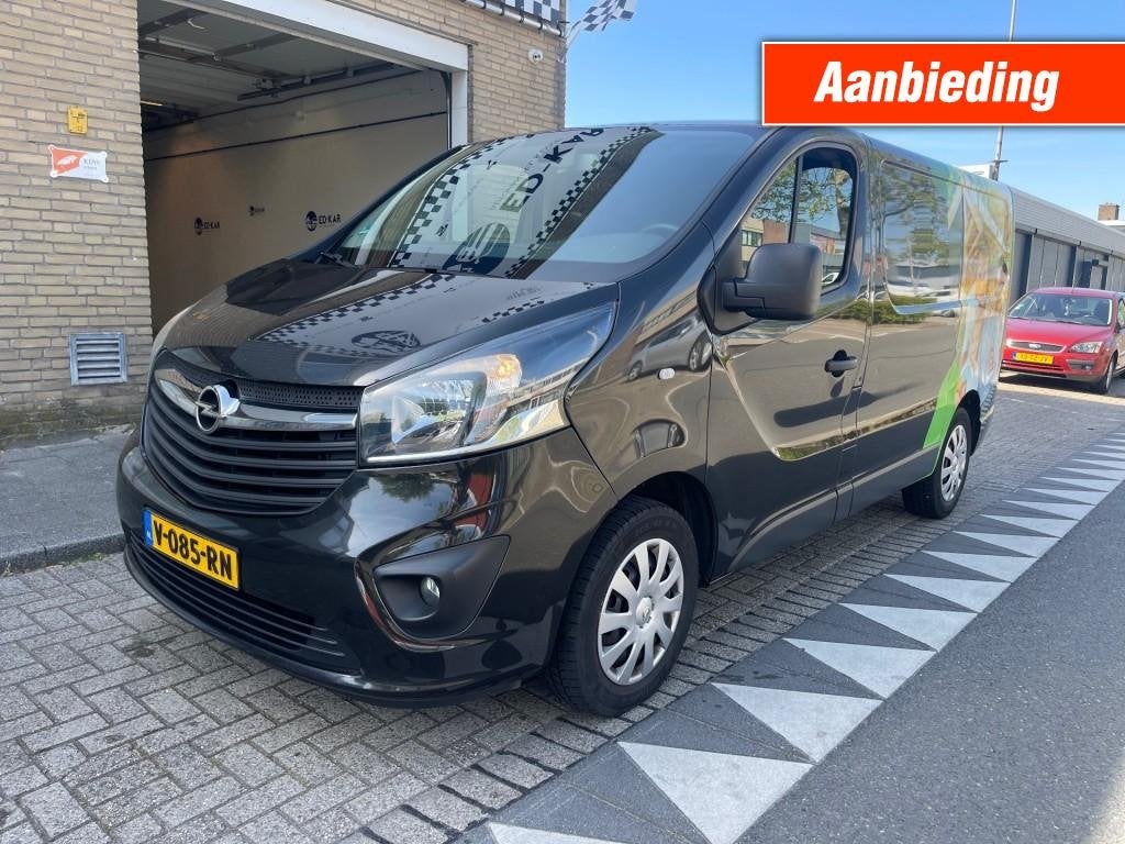 Opel VIVARO 1.6 CDTI L1H1 DC Edition EcoFlex 3P AIRCO NAVI P, 4 cilinders, Zwart, 1658 kg, Bedrijf
