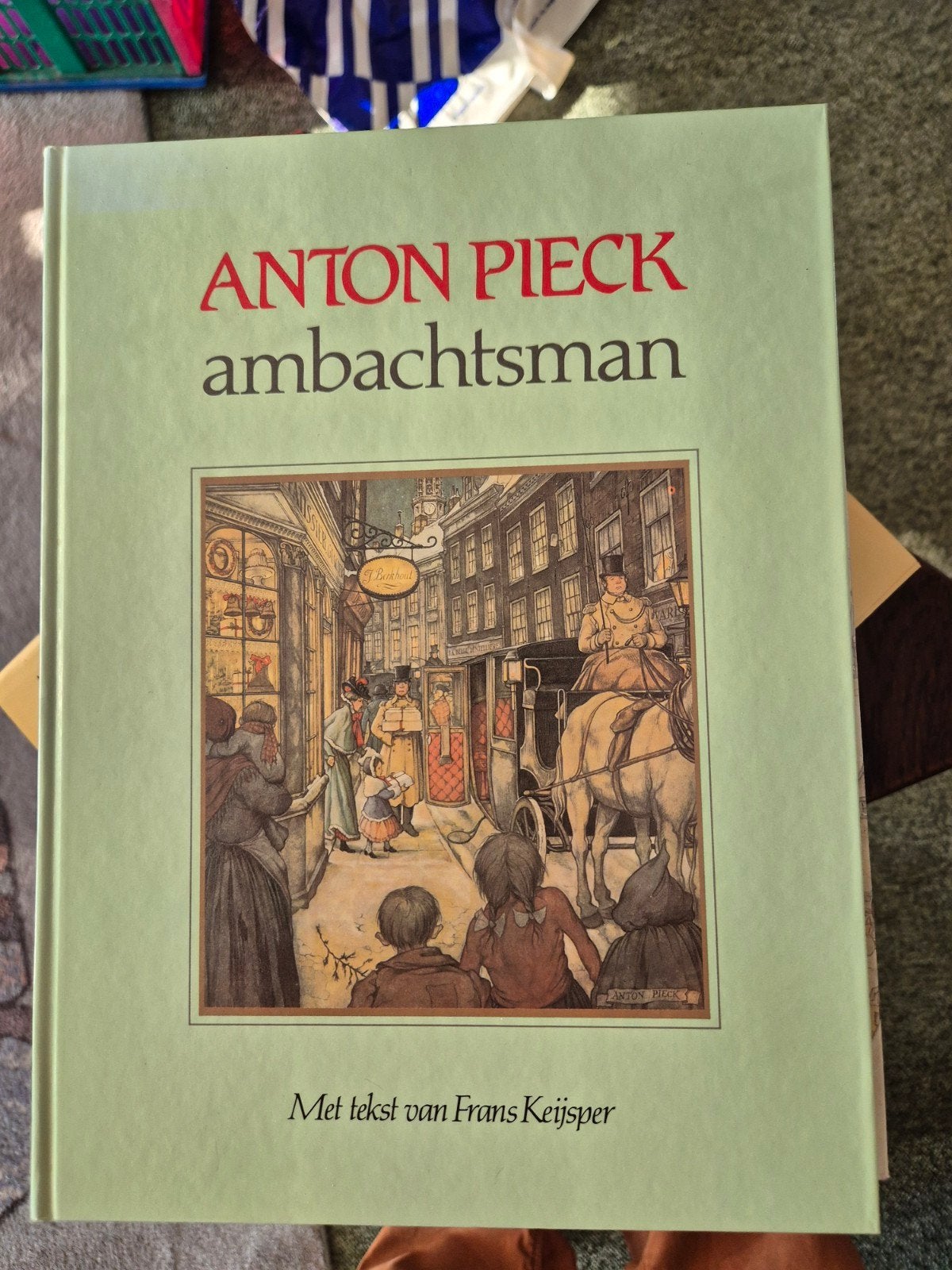 Anton Pieck Ambachtsman - Boek over de kunstenaar, Ophalen of Verzenden, Zo goed als nieuw, Overige onderwerpen, Frans Keijser