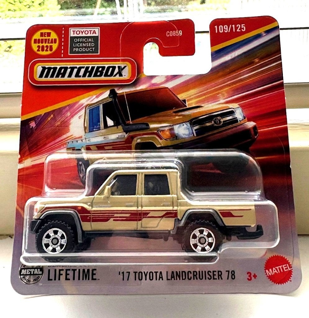 Matchbox Toyota Landcruiser 78 Pickup 109/125, Ophalen of Verzenden, Nieuw, Auto
