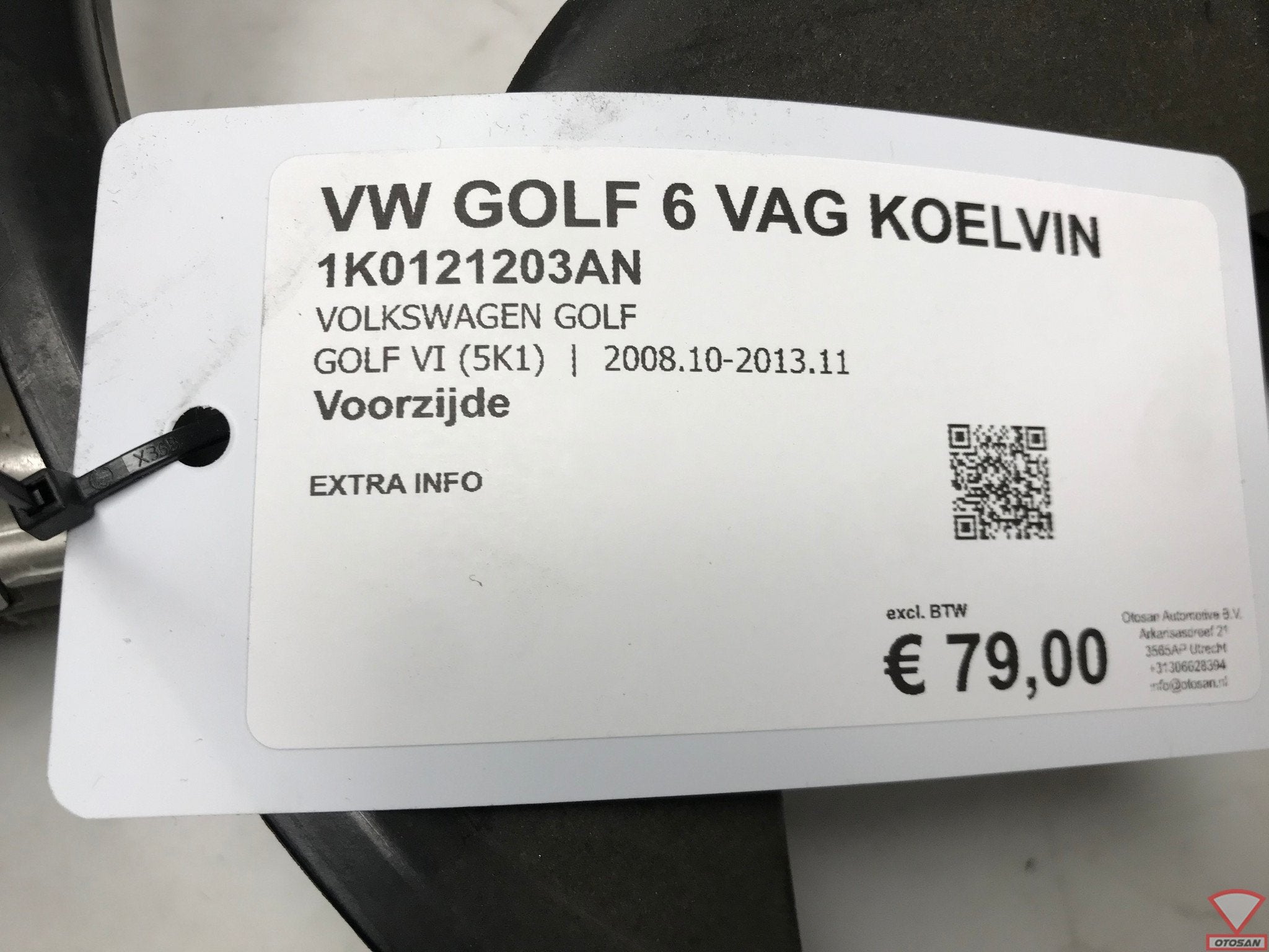 VW Golf 6 VAG Koelvin Ventilator 1K0121203AN, Gebruikt, Volkswagen, Volkswagen AG, Berliner Ring 2
38440  Wolfsburg, DE