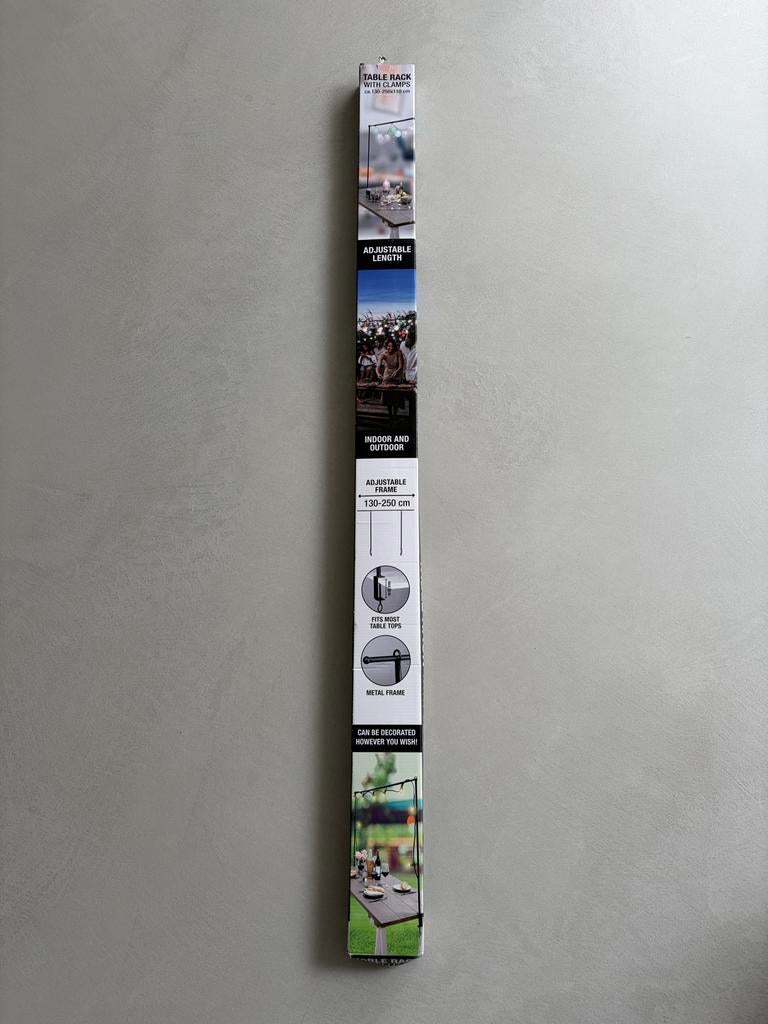 Nieuwe tafelklem in de verpakking, Ophalen, Nieuw, Metaal