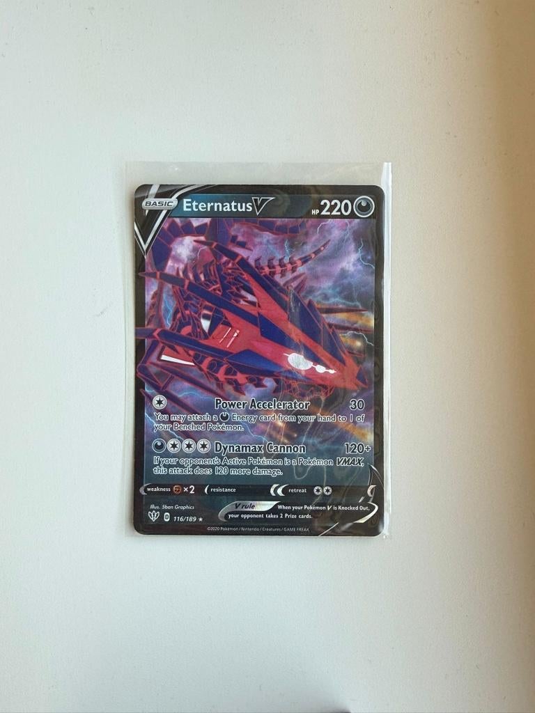 Eternatus V - 116/189 - Darkness Ablaze Pokémon, Verzenden, Nieuw, Losse kaart, Foil