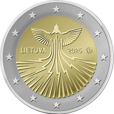 2 euro Litouwen 2026 - Energie onafhankelijkheid (UNC), Postzegels en Munten, Munten | Europa | Euromunten, Ophalen of Verzenden