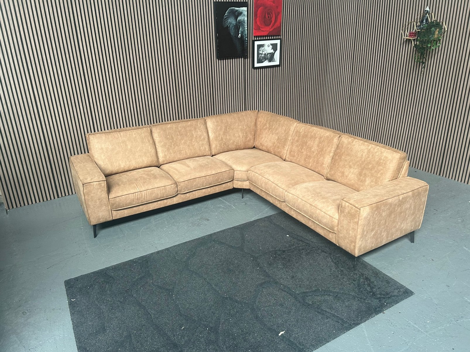 GRATIS LEVERING Haco Belfast Hoekbank  260X260 GEREINIGD, 250 tot 300 cm, Hoekbank, Ophalen of Verzenden, Zo goed als nieuw