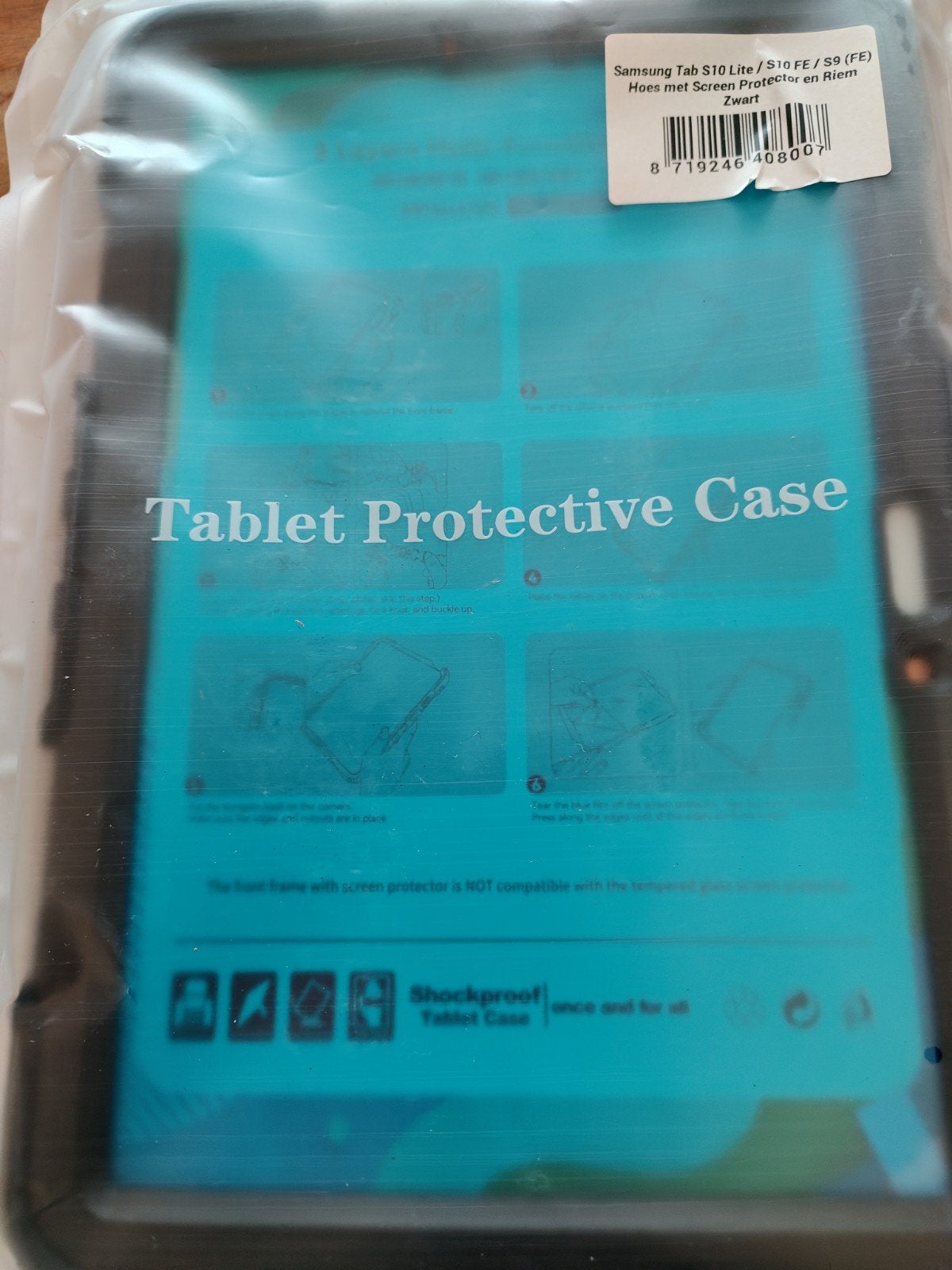 Tablet beschermhoes/Case voor Samsung Tab S10 Lite/S10 FE/S9, 10 inch, Nieuw, Bescherming voor- en achterkant, Ophalen of Verzenden