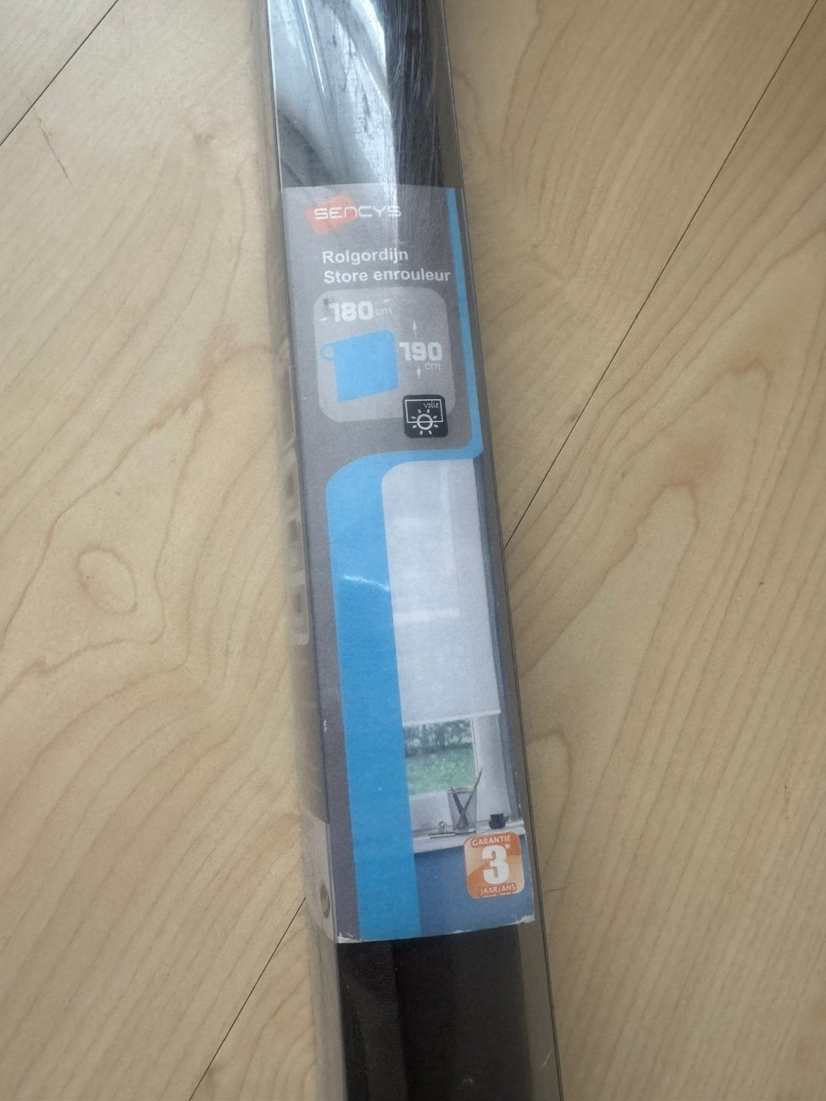 Sencys rolgordijn transparant nieuw, Ophalen, Bruin, Zo goed als nieuw, Rolgordijn
