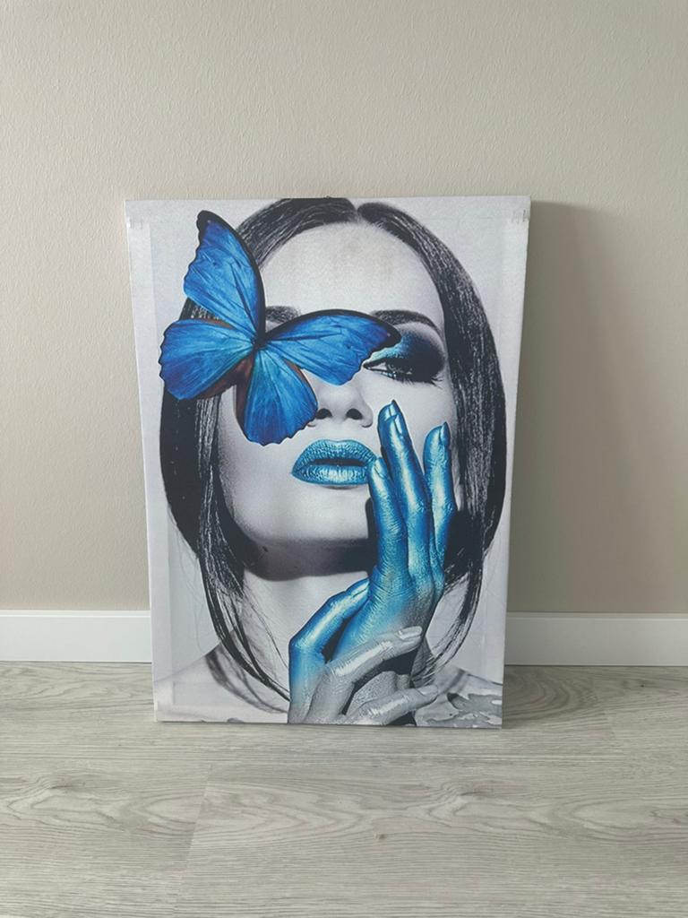 Canvans schilderij 60x42, Antiek en Kunst, Kunst | Schilderijen | Abstract, Ophalen