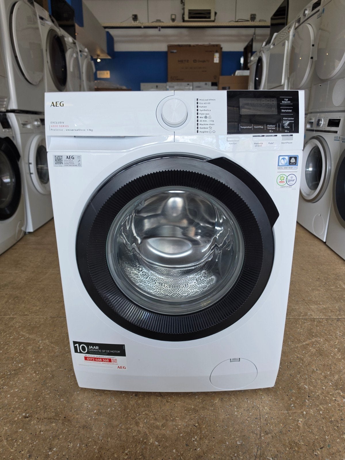 AEG LR63BERLIN wasmachine | 9 kilo | ZGAN! | Gratis thuis ✅️, Witgoed en Apparatuur, Wasmachines, Zo goed als nieuw, Voorlader