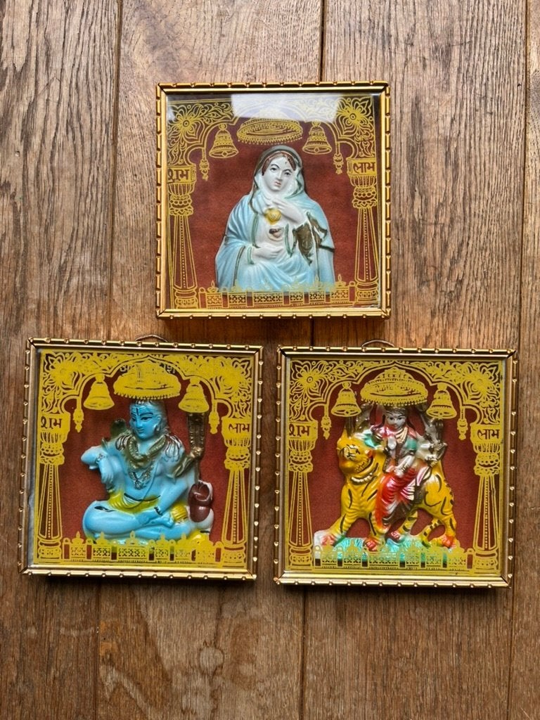 Kitsch schilderijtjes, Ophalen of Verzenden, Overige stijlen, Gemengde techniek, Overige onderwerpen