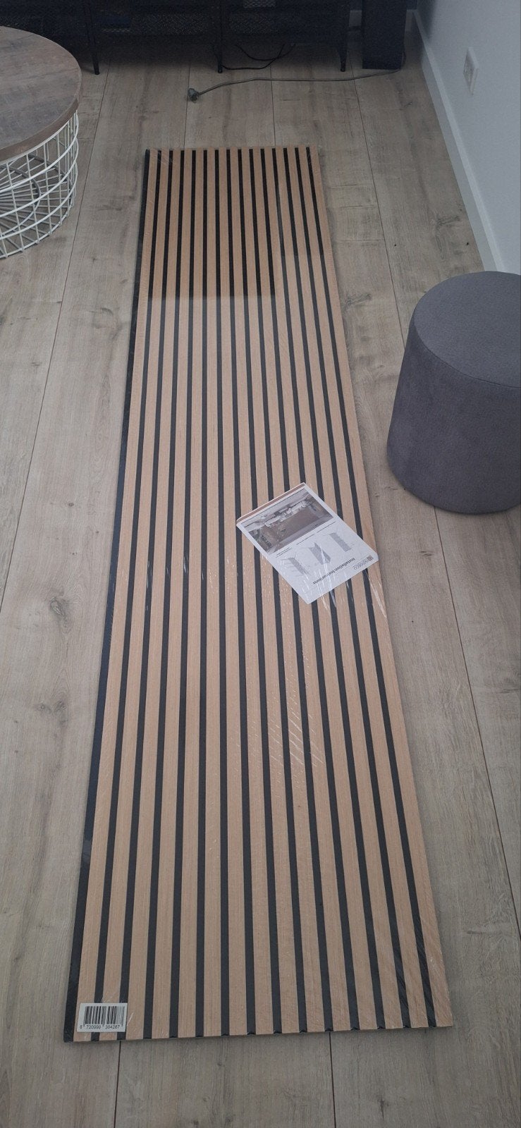 ISODECO Houten lattenwand - Nieuw in verpakking, Ophalen, Nieuw, Hout, Minder dan 20 mm