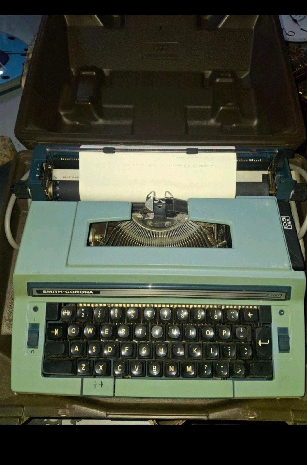 Smith corona typemachine, Ophalen, Gebruikt
