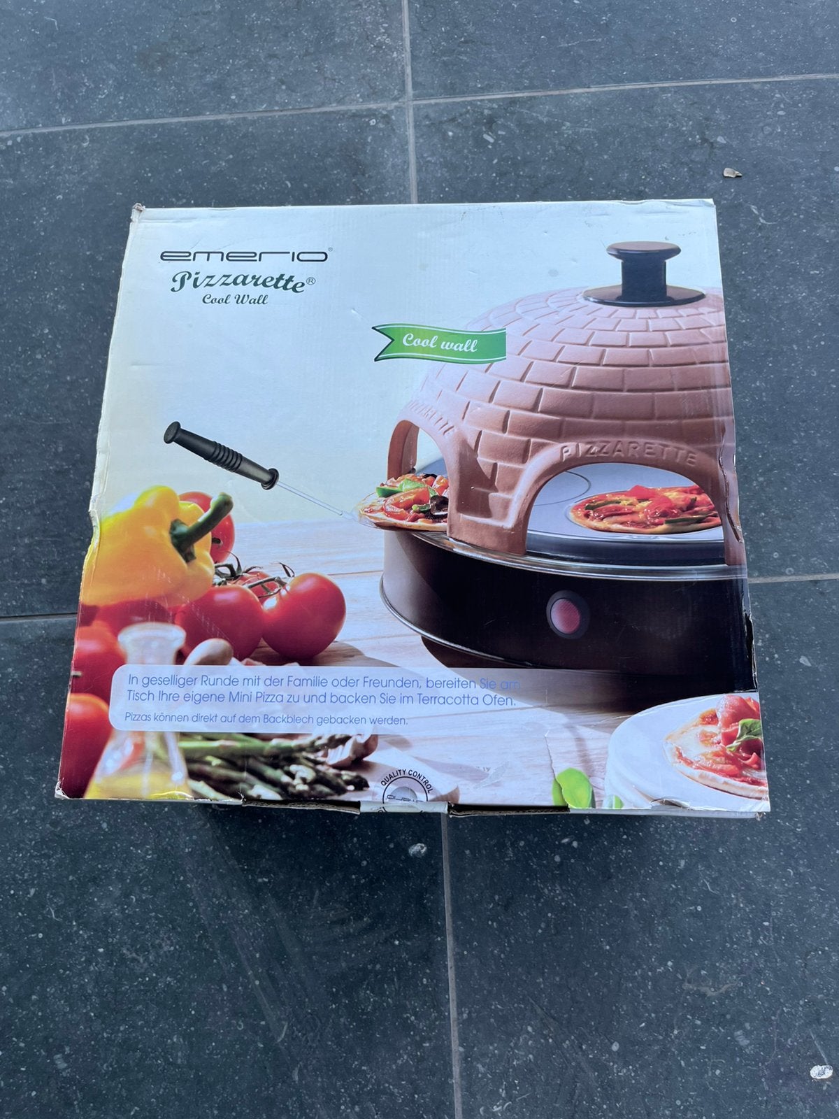 Emerio pizzarette, Witgoed en Apparatuur, Ophalen, Zo goed als nieuw, 4 t/m 7 personen