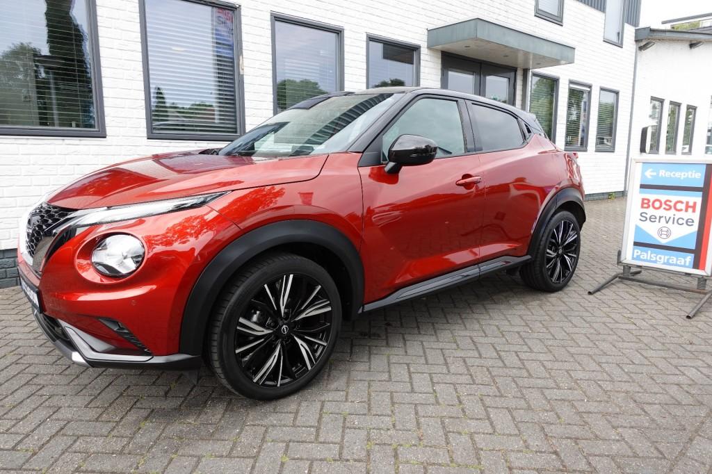 Nissan JUKE 1.0 DIG-T ENIGMA ,Clima ,Navi ,Two Tone, Auto's, Bedrijf, Handgeschakeld, 3 cilinders, SUV of Terreinwagen