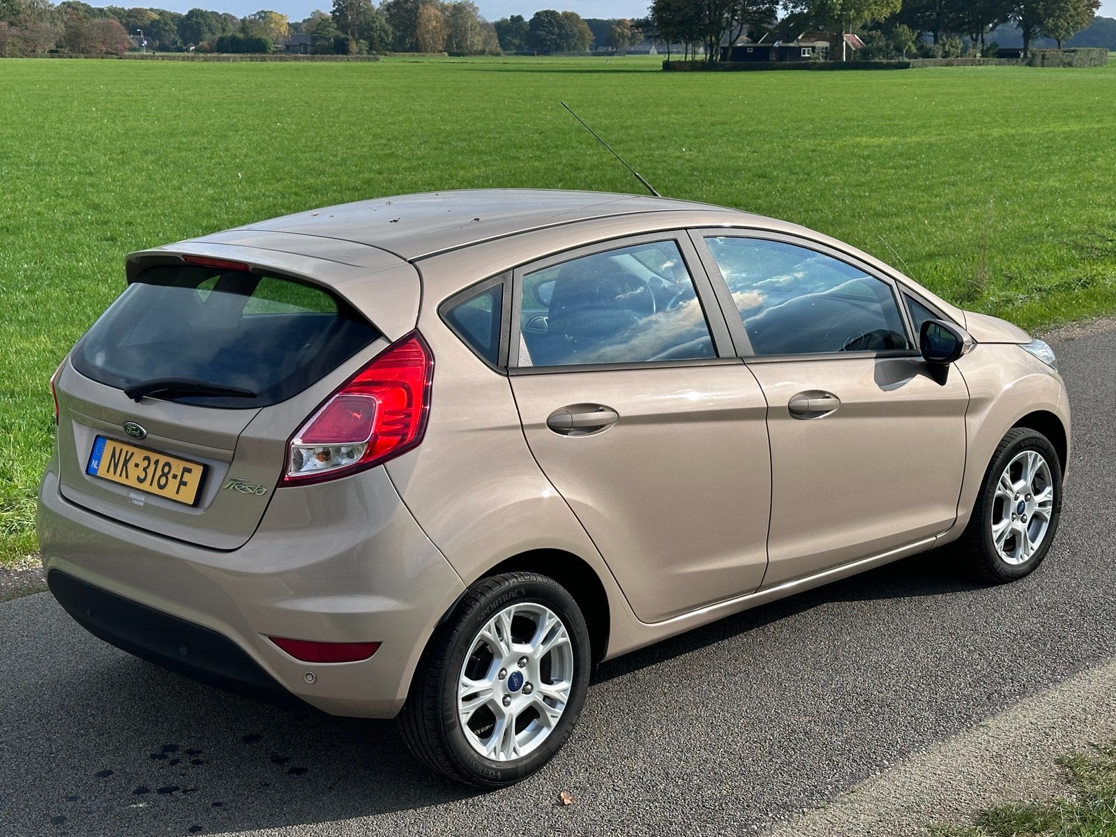 Ford Fiësta 1.0 5Drs Style Ultimate | Navi | PDC V+A, Auto's, Voorwielaandrijving, 40 €/maand, 525 kg, Bruin