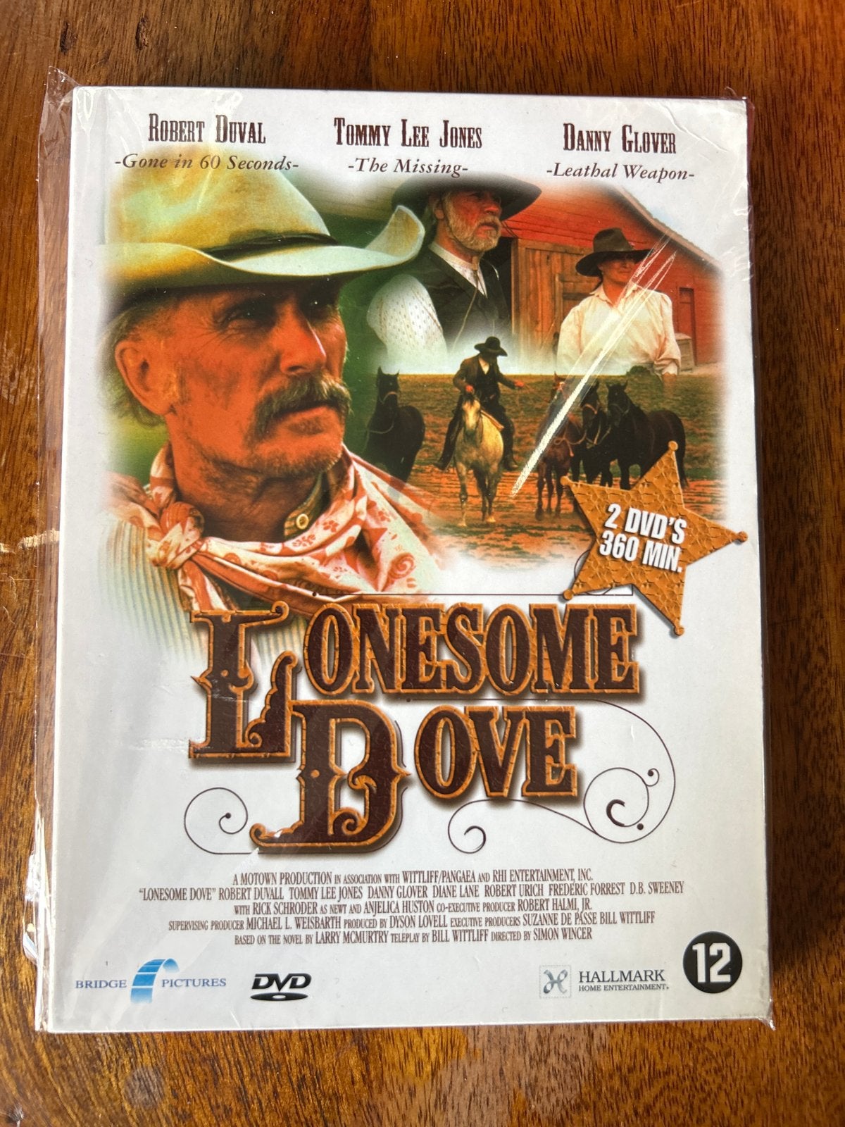 Lonesome Dove - 2 DVD's - Western met Robert Duvall, Engels, Verzenden, Nederlands, Overige genres