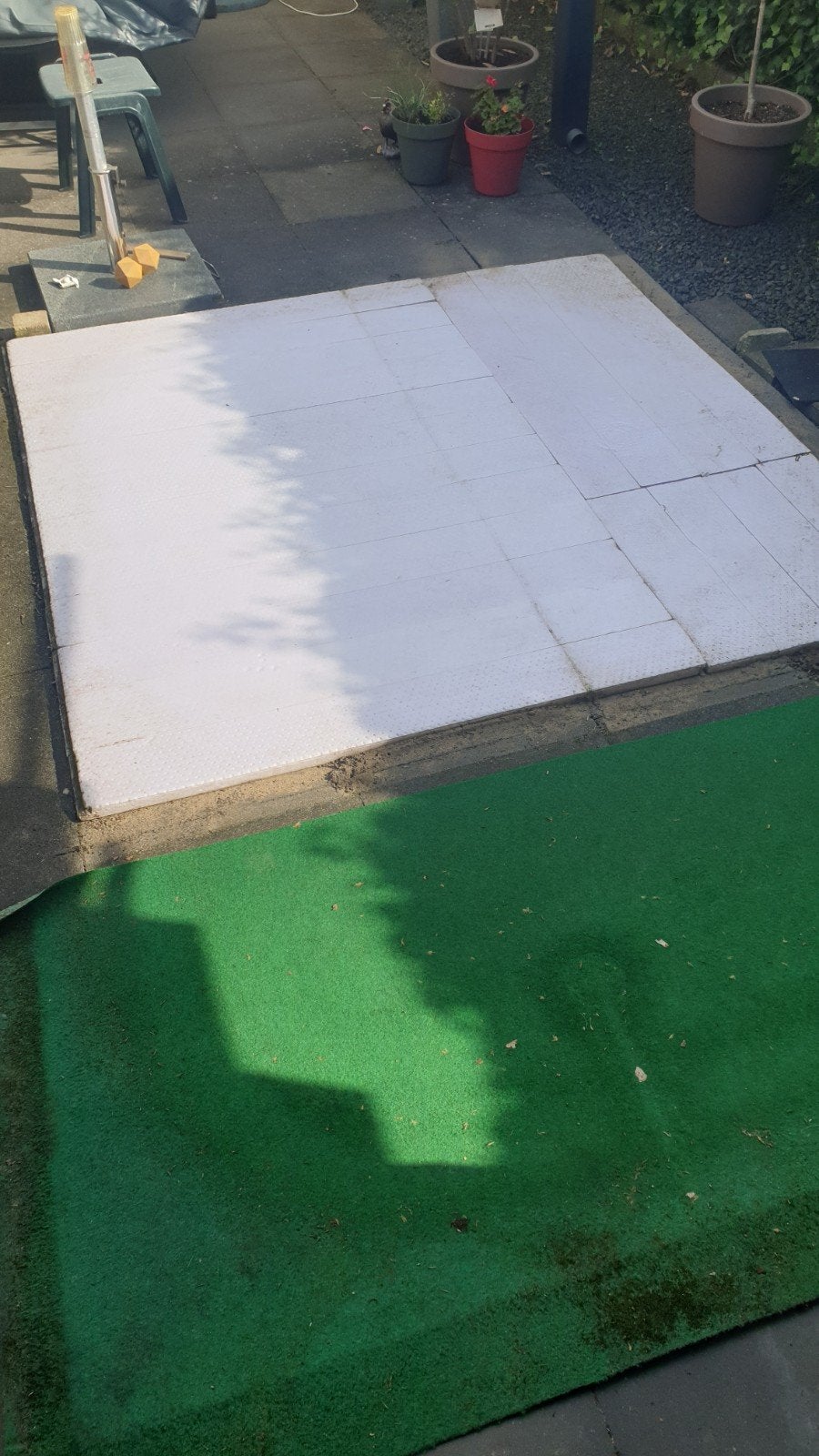 Polystyreen stroken voor isolatie jaccuzi, Ophalen, Gebruikt
