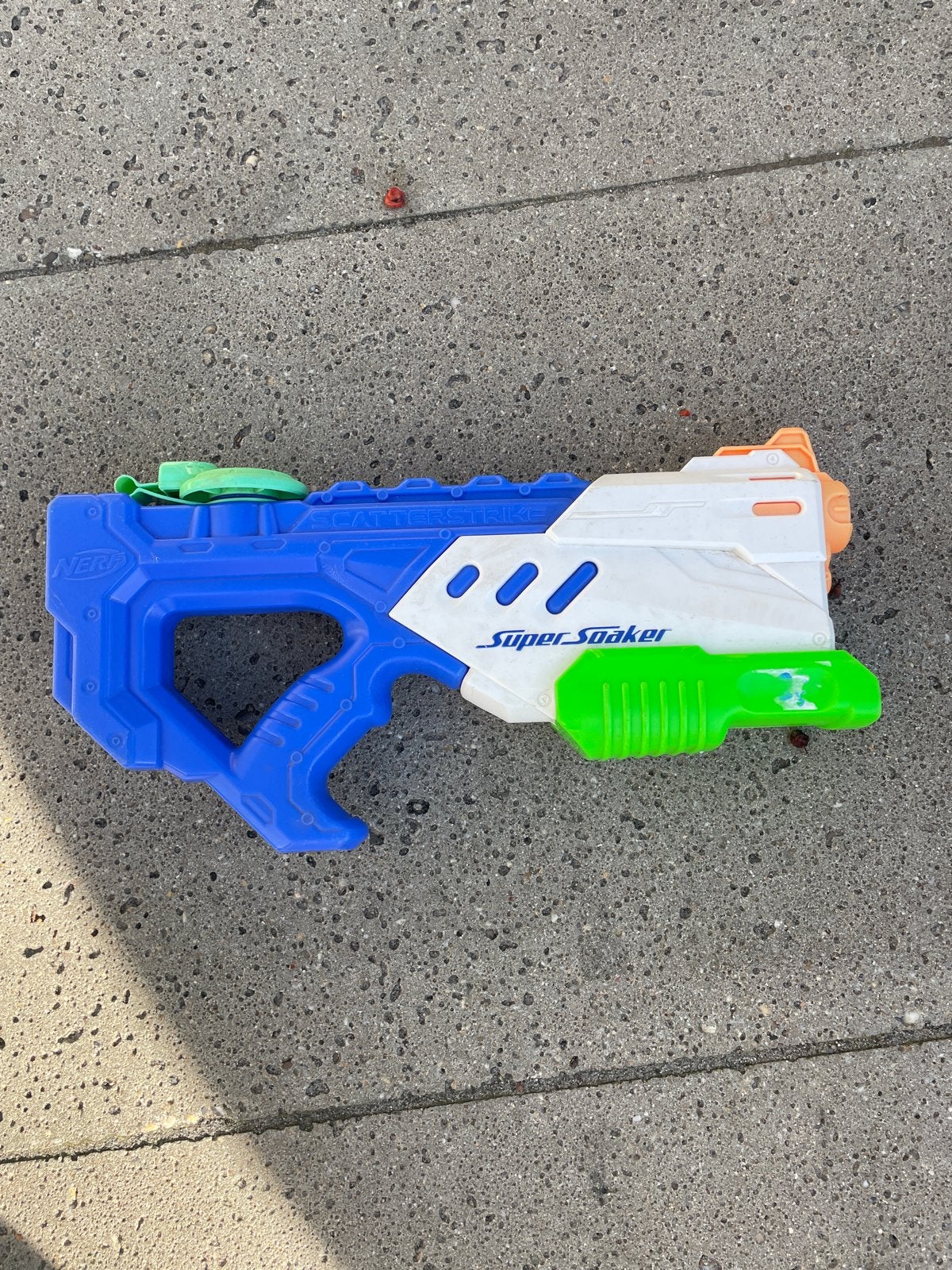 Nerf Super Soaker Scatterblast waterpistool, Ophalen of Verzenden, Zo goed als nieuw