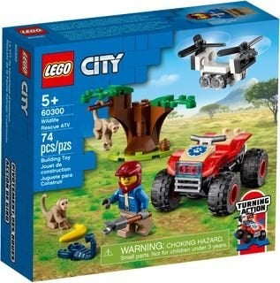 Lego City 60300 Wildlife Rescue ATV NIEUW, Lego, City, Lego, Nieuw