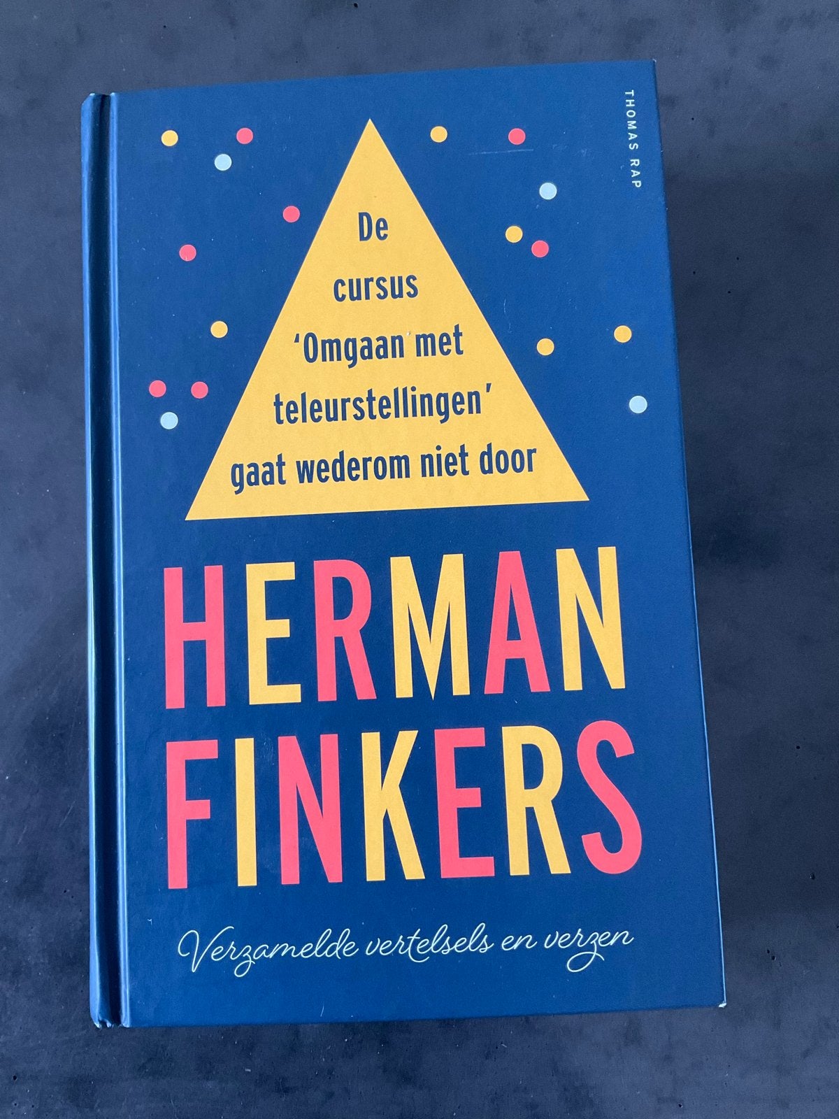 Herman Finkers - De cursus 'Omgaan met teleurstellingen', Ophalen of Verzenden, Zo goed als nieuw, Nederland