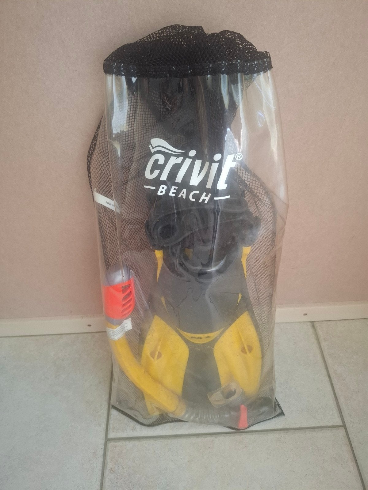 Nieuwe zwemvliezen met snorkel, maat 38-41, Watersport en Boten, Ophalen, Nieuw, Zwem- of Duikvliezen