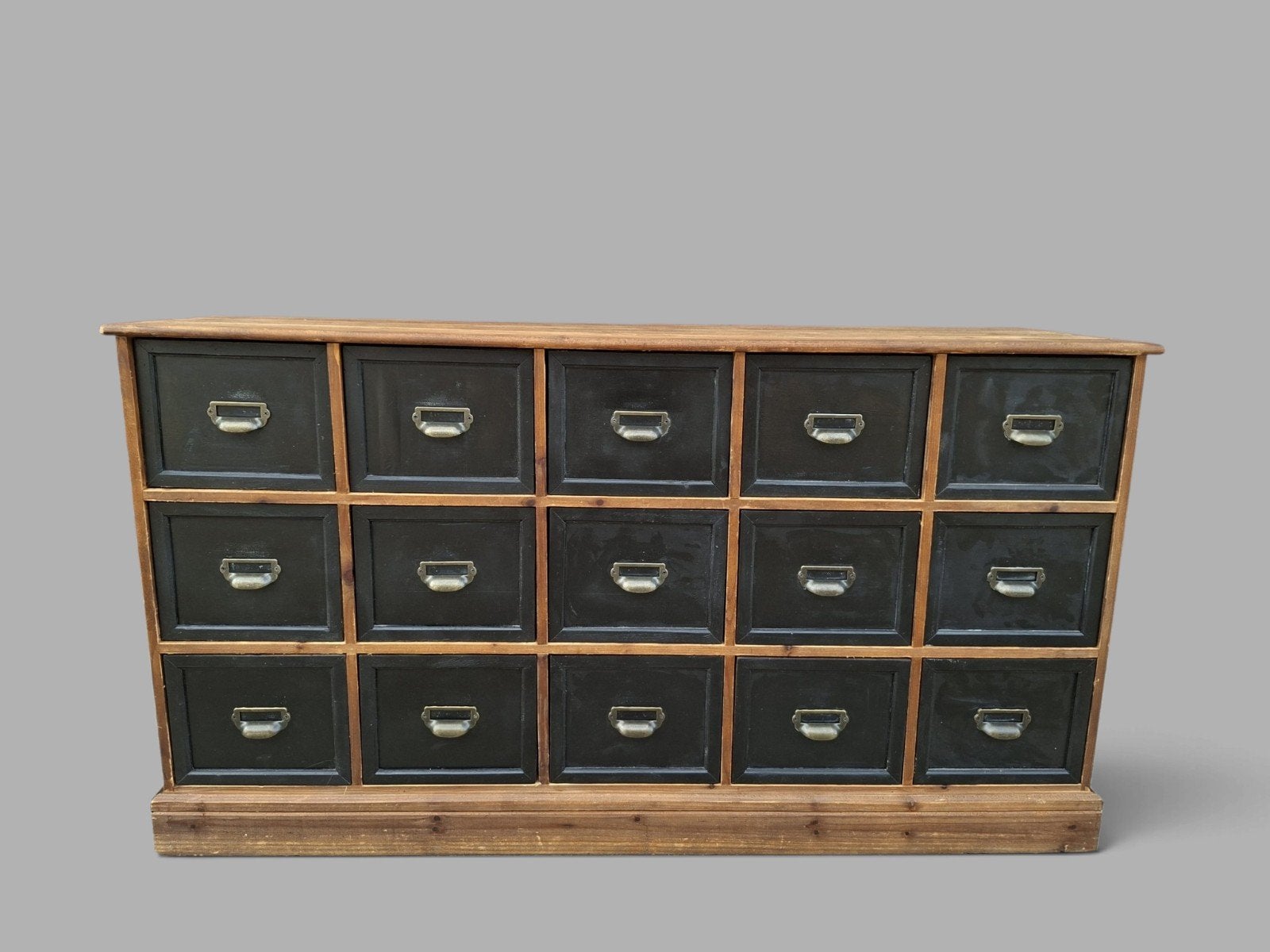 Vintage-stijl ladenkast, apothekerskast, archiefkast, lichte, Gebruikt, 5 laden of meer, Ophalen of Verzenden, Minder dan 100 cm