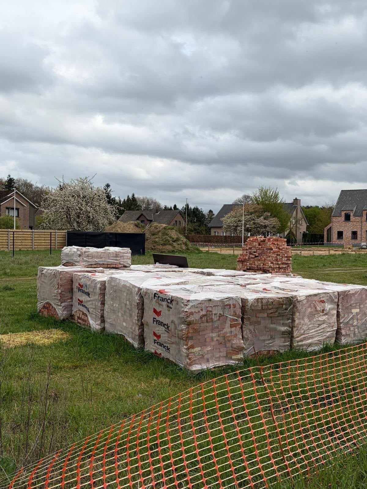 Gevelsteen boomse/beerse, Ophalen, Gebruikt, Bakstenen