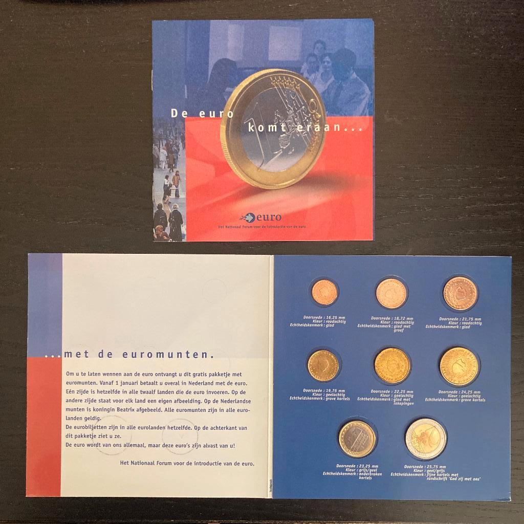 Euro Starter Kit 2001 Zalmkit Euromunten UNC - SEALED, Ophalen of Verzenden, Overige landen, Overige waardes, Setje