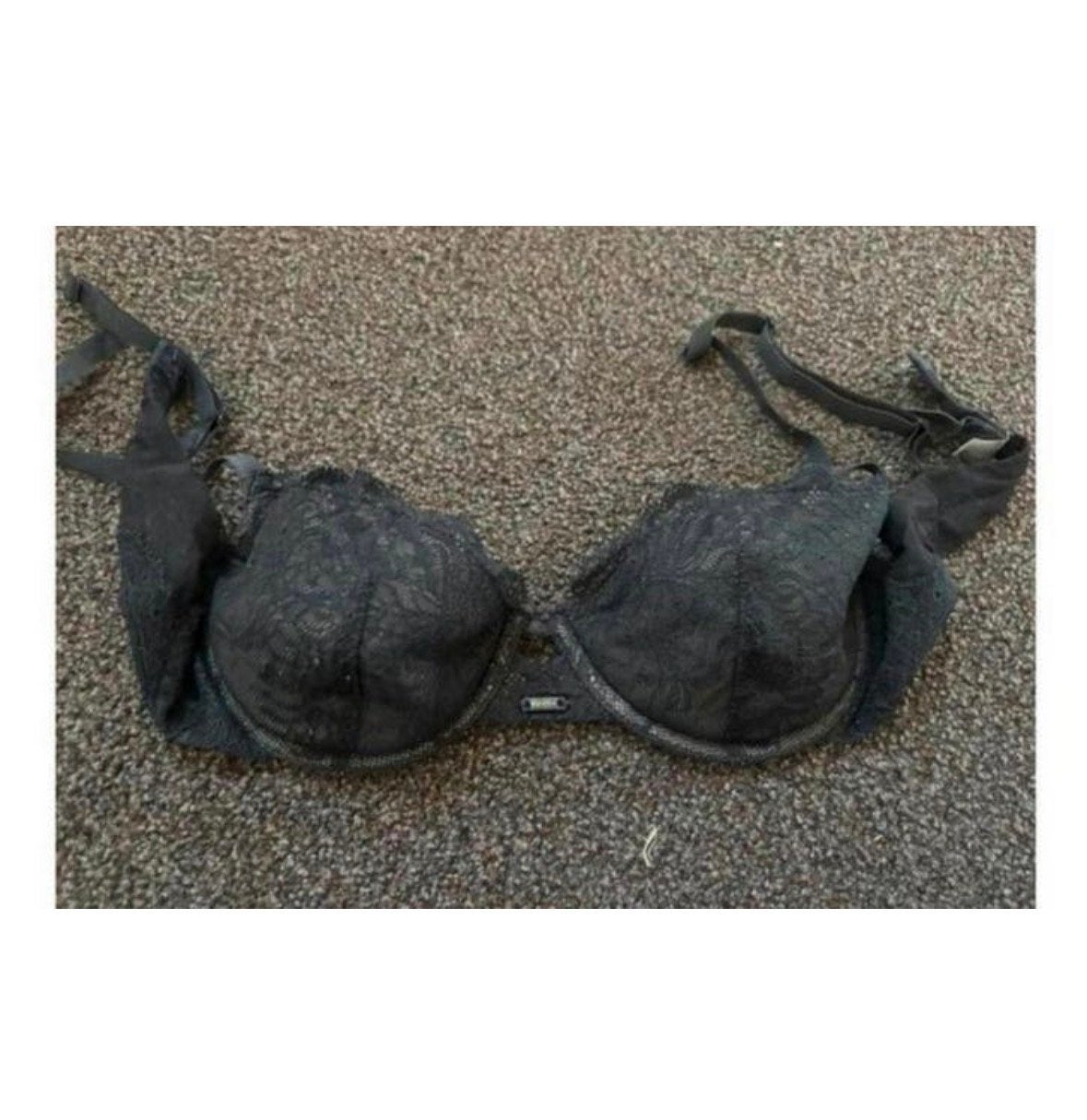 Calvin Klein BH - Zwart kant - Maat 75B, Ophalen of Verzenden, Zwart, BH
