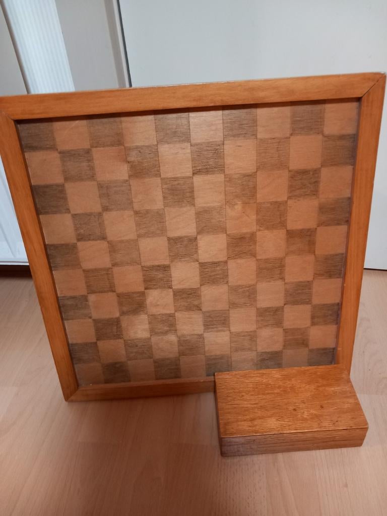 Handgemaakt dam/schaakbord, Ophalen of Verzenden, Minder dan 500 stukjes, Nieuw