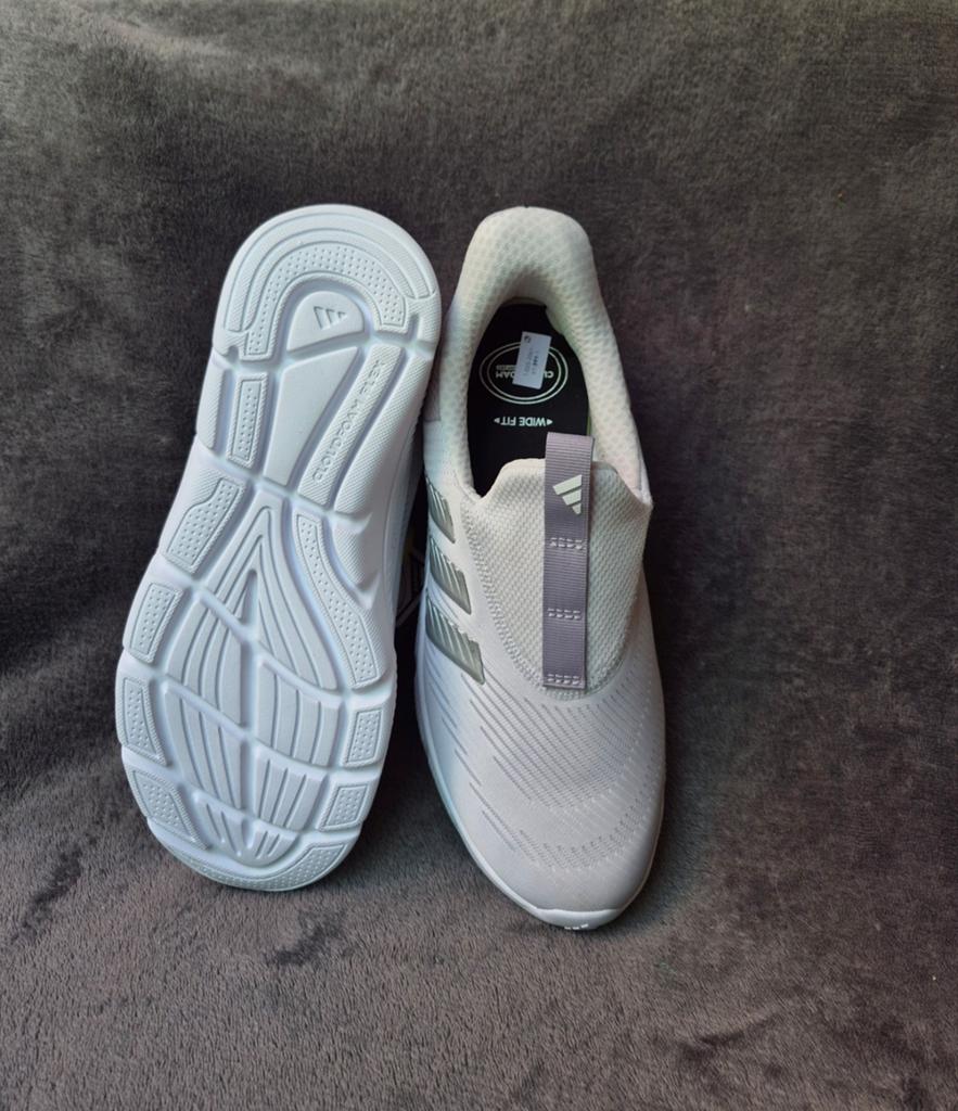 Adidas Rapidfit Wide Fit Dames Sneakers Grijs Maat 38.5, Adidas, Nieuw, Ophalen of Verzenden, Sneakers of Gympen