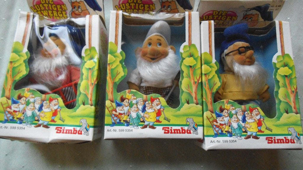 vintage disney de zeven dwergen, Ophalen of Verzenden, Sneeuwwitje of Doornroosje, Nieuw, Beeldje of Figuurtje