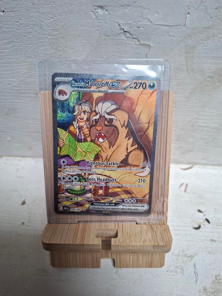 Arven's Mabosstiff ex 235/181 - Pokémon Kaart, Ophalen of Verzenden, Zo goed als nieuw, Losse kaart, Foil