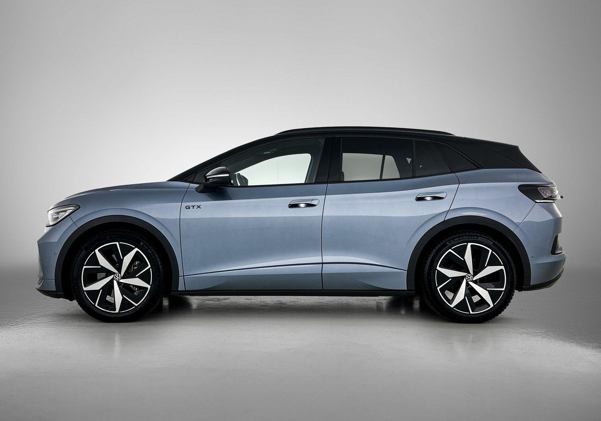 Volkswagen ID.4 GTX 4Motion 77 kWh SoH 90,26% | Apple Carpla, 12 maanden, Stof, Gebruikt, Blauw