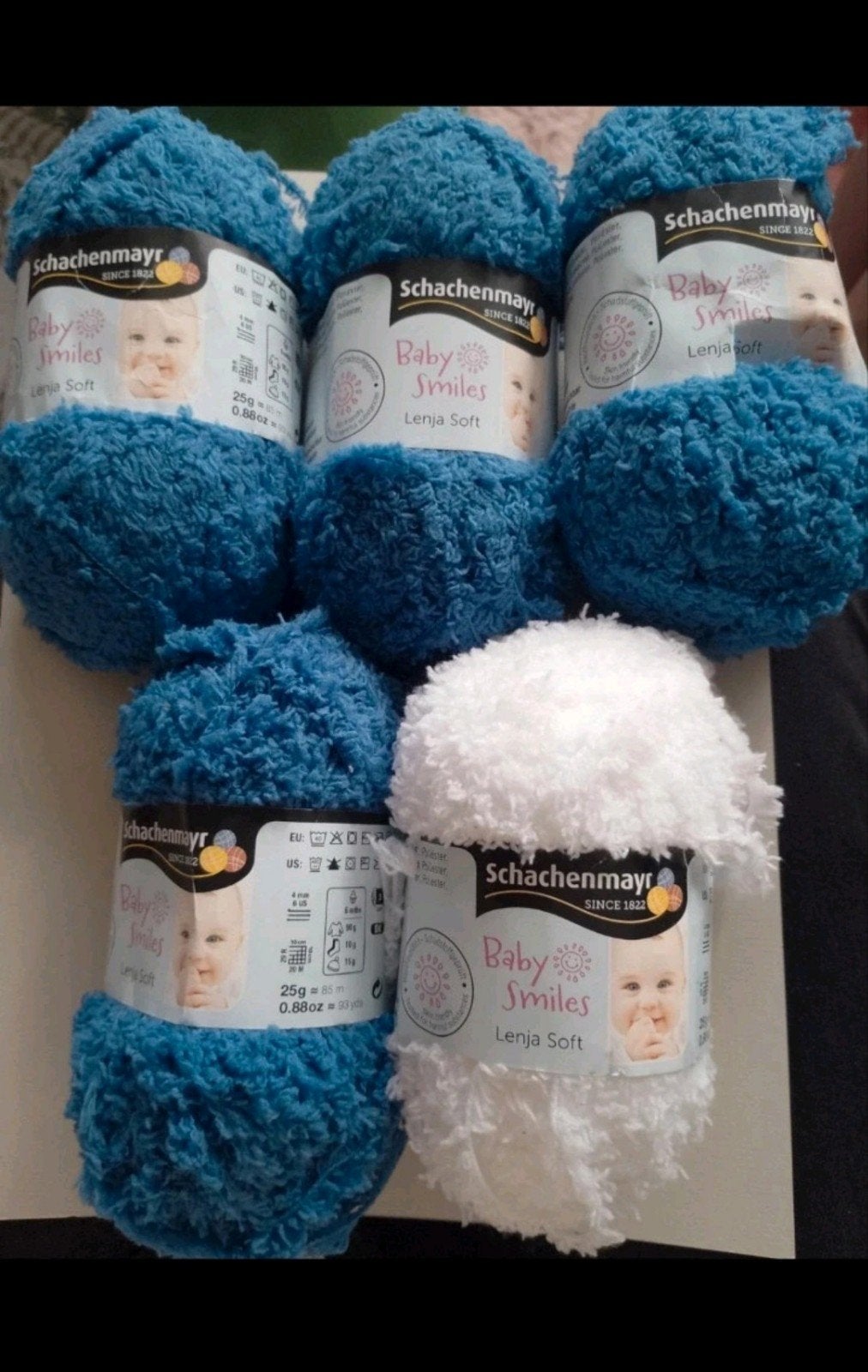 Nieuw 5 zachte bollen baby schachenmayer baby smiles, Hobby en Vrije tijd, Breien en Haken, Ophalen of Verzenden, Nieuw, Breien of Haken